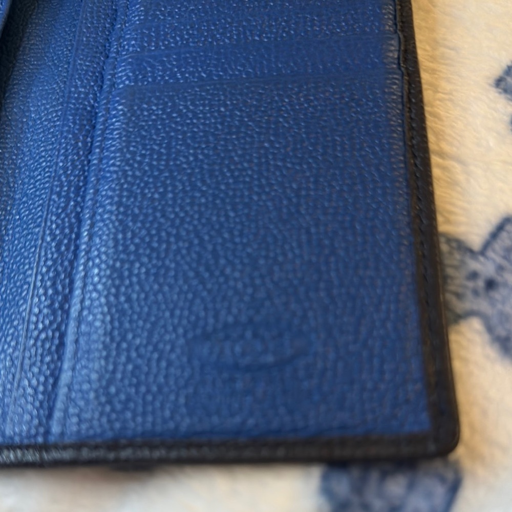 TODS Blue Leather Wallet
